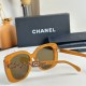 The original single authentic with diamonds. Goods high quality Barcode two-dimensional bag packaging This year's hot models [CHANEL] CHANEL CH5422B fashion sunglasses   CHANEL rectangular sunglasses letters mirror leg l