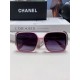 Chanel Chanel 2024 new fashion sunglasses female anti-ultraviolet Korean version of the tide of large face thin box sunglasses summer sunscreen Ms. sunglasses