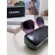 Chanel Chanel 2024 new fashion sunglasses female anti-ultraviolet Korean version of the tide of large face thin box sunglasses summer sunscreen Ms. sunglasses