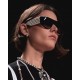 Chanel ChaneCH9101One of the best looking sunglasses for SpringSummer 2022!-Classic black and white color scheme with double C logo on the temples.Aviator shape, full of retro senseThe key is to wear them to make your fa