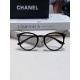 Chanel Chanel 2024 new Korean retro round frame eyeglasses frame women's ultra-lightweight fashion can be equipped with lenses eyes myopia frame high quality