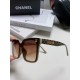 Chanel Chanel sunglasses   round face treasure look over, super cover meat face, show face small Chuan Xiao Xiangfeng style 24 new large square frame sunglasses versatile skinny, huge show face is small!Big face, round f