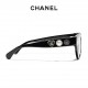 High version Non-market general merchandise   Blu-ray plated lenses  Chane Chanel 22SS CH3436