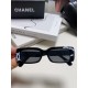 Chanel Chanel Rectangle Small Square Frame Spice Sense Little Fragrance Sunglasses When French Vibe Vintage UV Protection Print Sunglasses