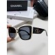 Chanel Chanel 2024 new show face sunglasses big small anti Trendy models with the same large LOGO ladies sunglasses