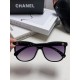 Chanel Chanel 2024 new retro cat-eye letters inserted heart foot net red sunglasses female tide ins advanced sense of sunglasses Trend full