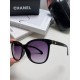 Chanel Chanel 2024 new retro cat-eye letters inserted heart foot net red sunglasses female tide ins advanced sense of sunglasses Trend full