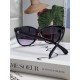 Chanel Chanel 2024 new retro cat-eye letters inserted heart foot net red sunglasses female tide ins advanced sense of sunglasses Trend full