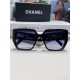 Chanel Chanel 2024 new English letters square box sunglasses female Korean version of the trend of hundred with sunglasses net red street shooting simple glasses