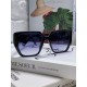 Chanel Chanel 2024 new English letters square box sunglasses female Korean version of the trend of hundred with sunglasses net red street shooting simple glasses