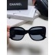 Chanel Chanel 2024 new show face sunglasses big small anti Trendy models with the same large LOGO ladies sunglasses