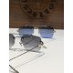 High quality New men's sunglassesClassic Double Beam Rimless Wind Sunglasses CHROME HEARTCH8185 SIZE59-16-154