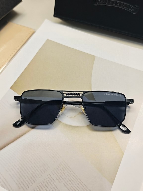 Chrome Hearts Crocus 2024 new ultra-small square retro small lens sunglasses mini small glasses men tide net red square frame sunglasses