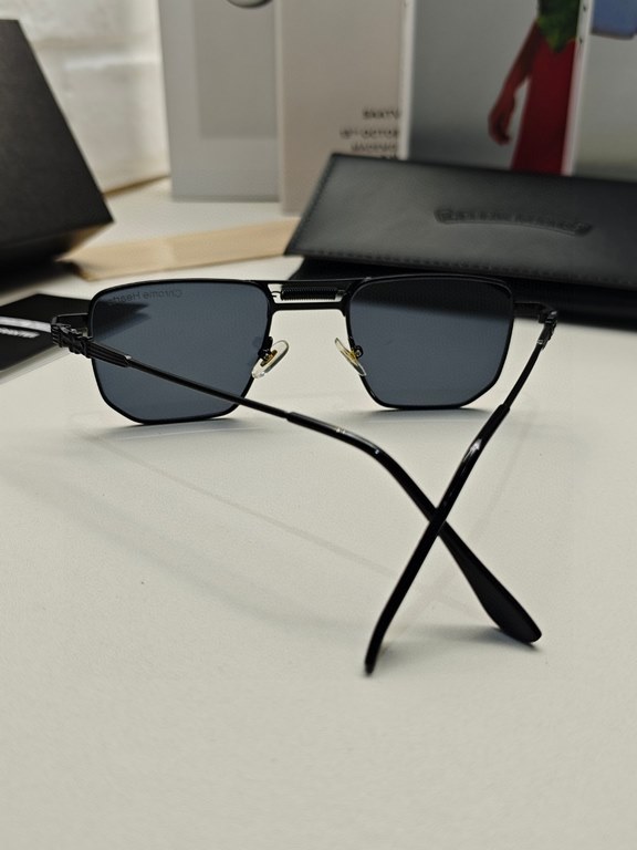 Chrome Hearts Crocus 2024 new ultra-small square retro small lens sunglasses mini small glasses men tide net red square frame sunglasses