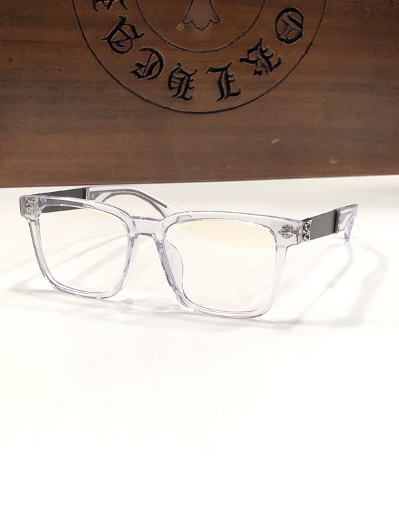 CHROME HEART - The essential face-slimmer with a large square frameSimple punk style without the crowd CH8164SIZ356-18-150