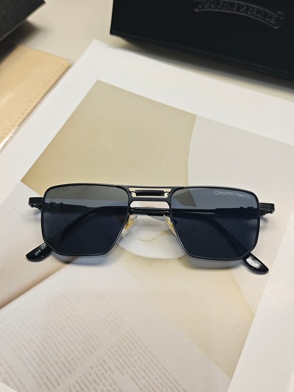 Chrome Hearts Crocus 2024 new ultra-small square retro small lens sunglasses mini small glasses men tide net red square frame sunglasses