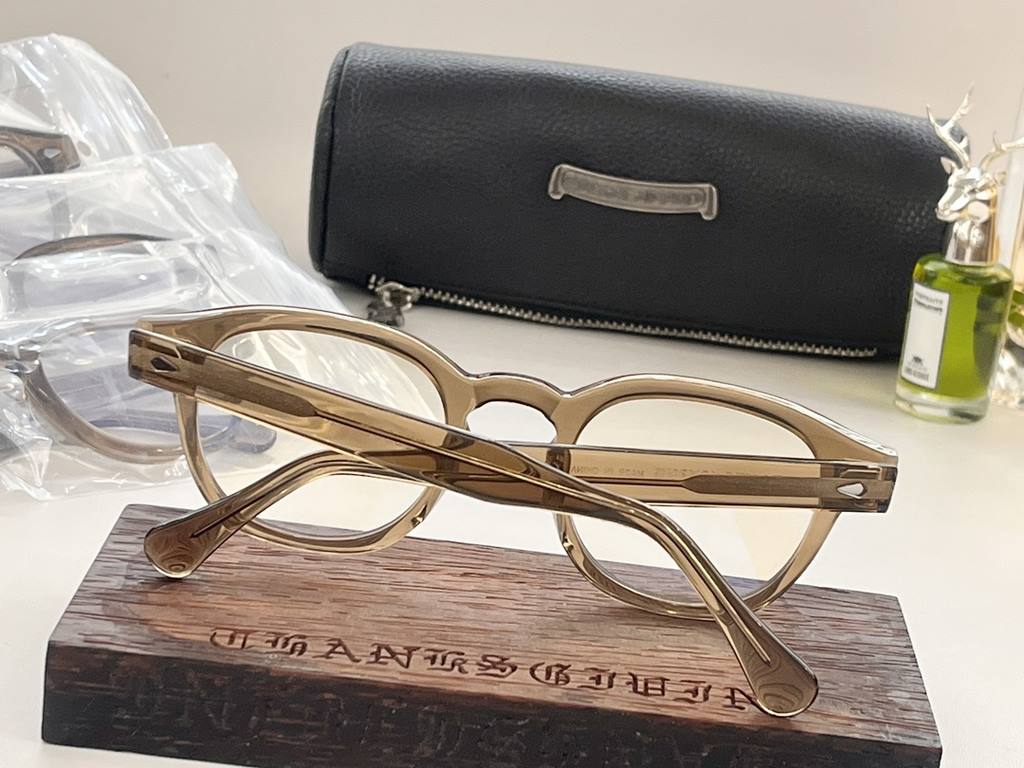 Milk tea color frames tide fashion big square frameCHROME HEARTWY2238 size48-24-145