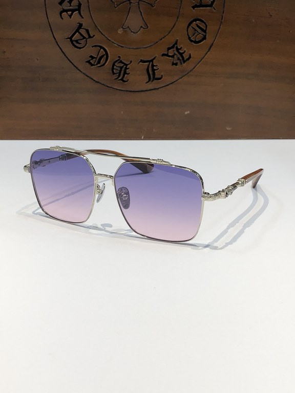 Exclusive customized models Heavy craftsmanship   Crocker heart is open again  The big square frame sunglasses boutique high end CH8078 SIZE62-15-148