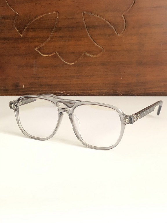 New CHROME HEART retro double beam large frame will be the old American classic punk elements into the details full of let you experience high-end qualityCH8167 SIZE 54-16-156