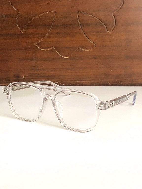 New CHROME HEART retro double beam large frame will be the old American classic punk elements into the details full of let you experience high-end qualityCH8167 SIZE 54-16-156