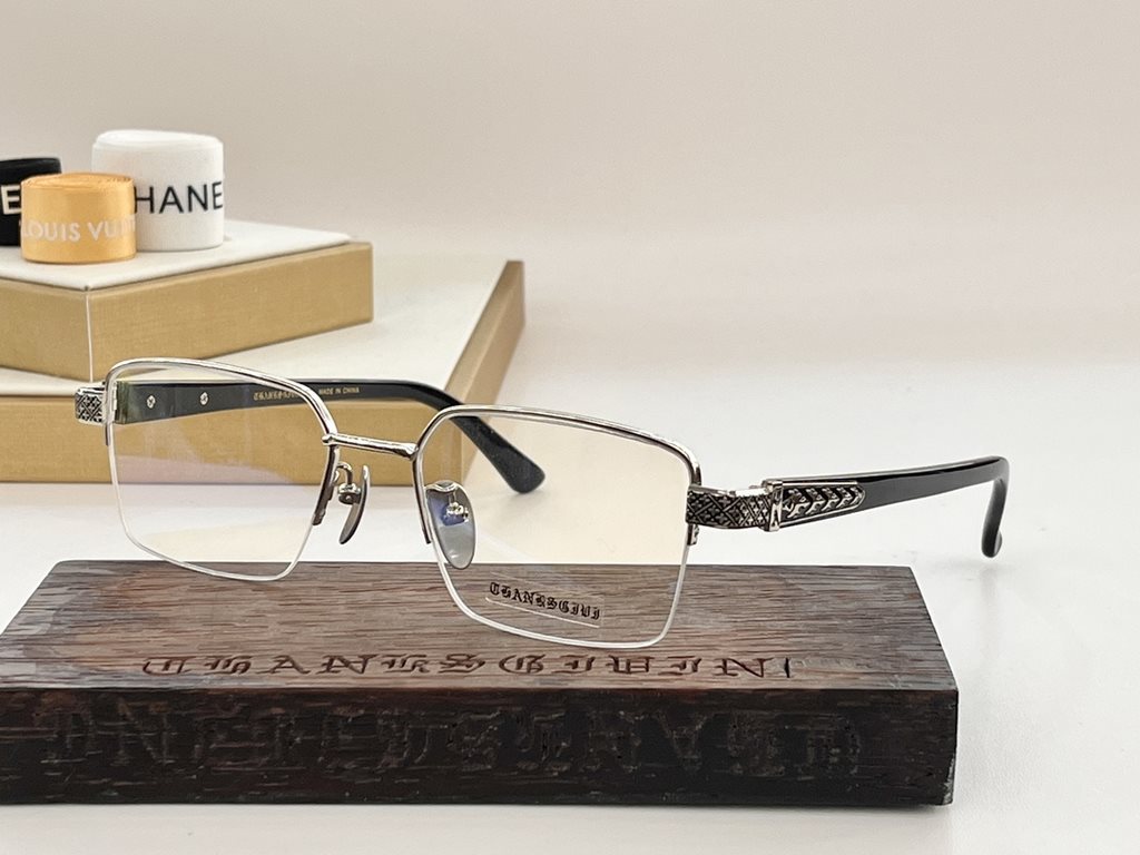 Business Half Frame FrameCHROME HEARTPure titanium  plateModWY2265SIZE53 19-148