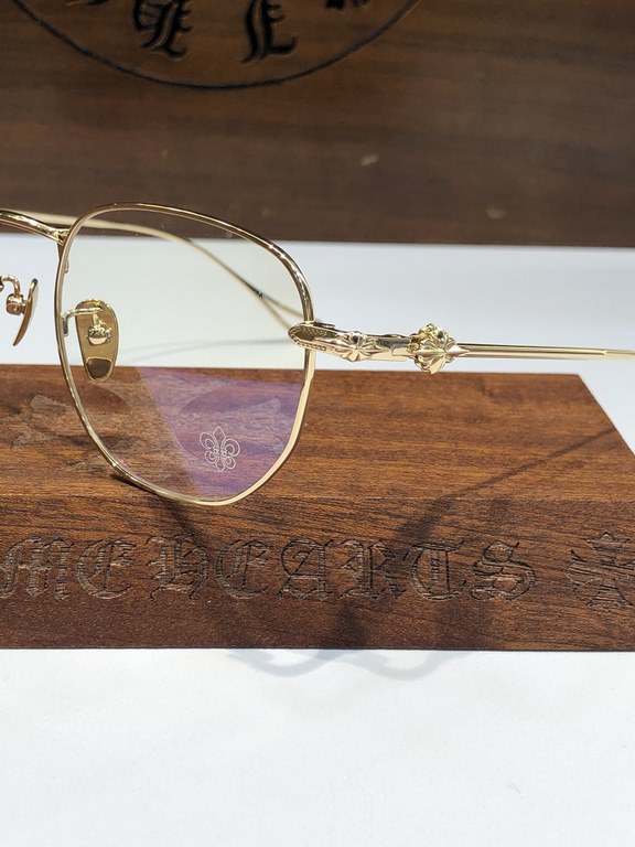 CHROME HEART Vintage Gold FrameCH8246 SIZE50-21-145