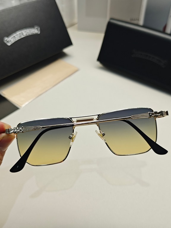 Chrome Hearts Crocus 2024 new ultra-small square retro small lens sunglasses mini small glasses men tide net red square frame sunglasses