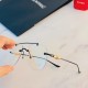 Crocker heart eyeglasses shivering with the same style Harajuku style metal retro eyeglasses frame male anti-blue light flat glasses can be fitted with myopia