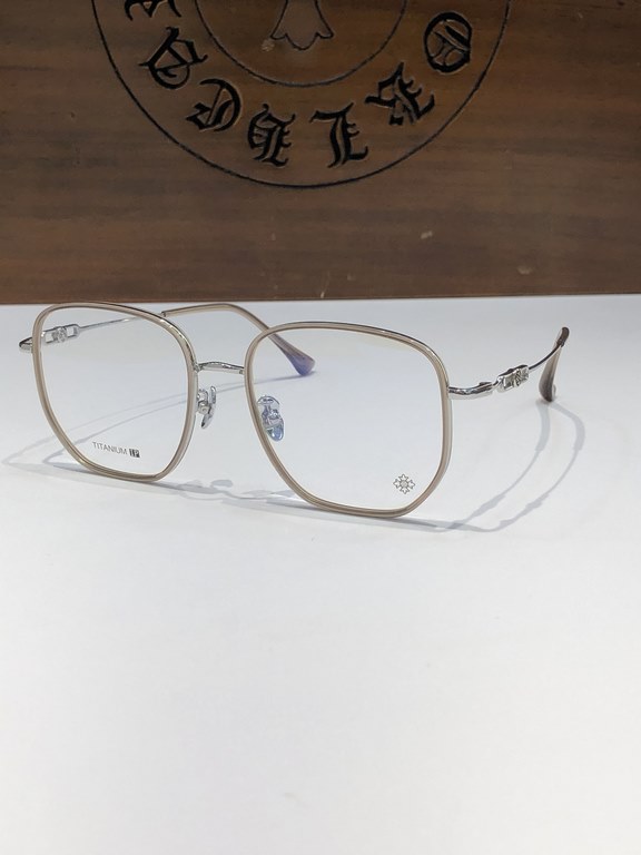 NEW Large frame titanium frame CHROME HEARTSlim face, super thin and lightweight, no stress to wearCH5523 SIZE55-18-48