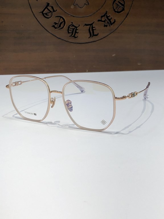 NEW Large frame titanium frame CHROME HEARTSlim face, super thin and lightweight, no stress to wearCH5523 SIZE55-18-48