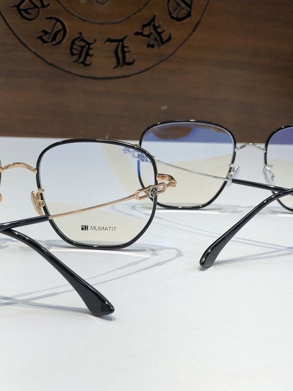 NEW Large frame titanium frame CHROME HEARTSlim face, super thin and lightweight, no stress to wearCH5523 SIZE55-18-48