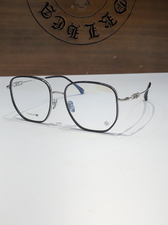 NEW Large frame titanium frame CHROME HEARTSlim face, super thin and lightweight, no stress to wearCH5523 SIZE55-18-48