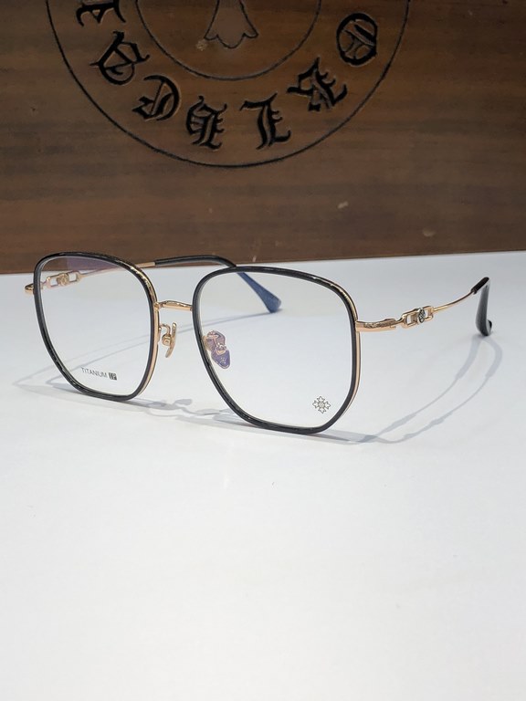 NEW Large frame titanium frame CHROME HEARTSlim face, super thin and lightweight, no stress to wearCH5523 SIZE55-18-48