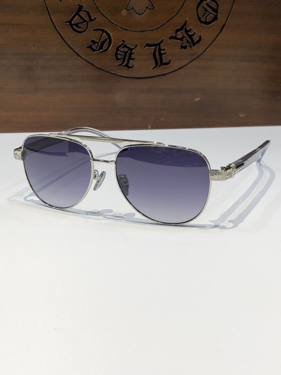 New sunglasses   CHROME HEARTExclusive customized models Classic toadstool series CH8179 SIZE59-16-154