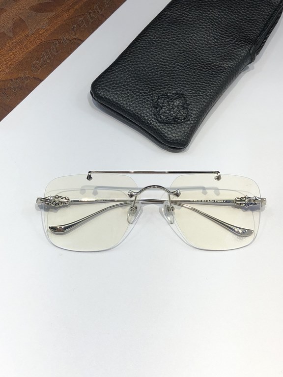 NEW Goldenrod Rimless Frames CHROME HEARTSTAINS V SIZE63-18-138