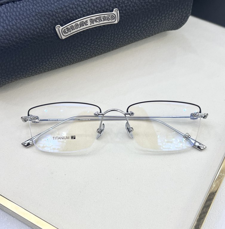 CHROME HEART Pure Titanium Optical Frame~MODEL：CH5811SIZE：55 ports 18-148