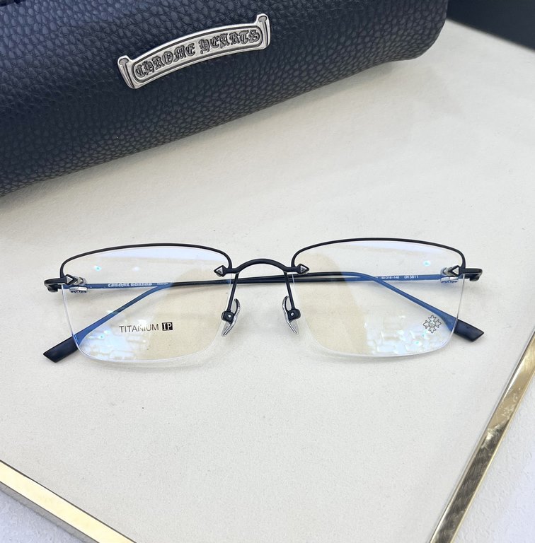 CHROME HEART Pure Titanium Optical Frame~MODEL：CH5811SIZE：55 ports 18-148