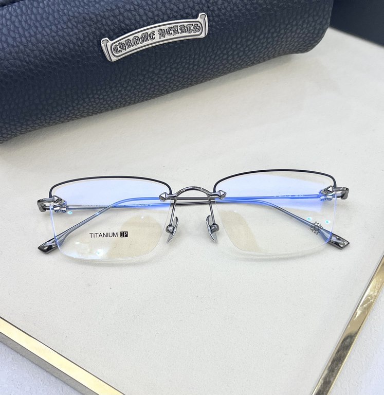 CHROME HEART Pure Titanium Optical Frame~MODEL：CH5811SIZE：55 ports 18-148