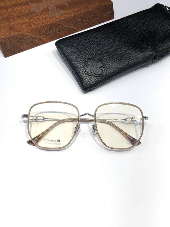 NEW Large frame titanium frame CHROME HEARTSlim face, super thin and lightweight, no stress to wearCH5523 SIZE55-18-48