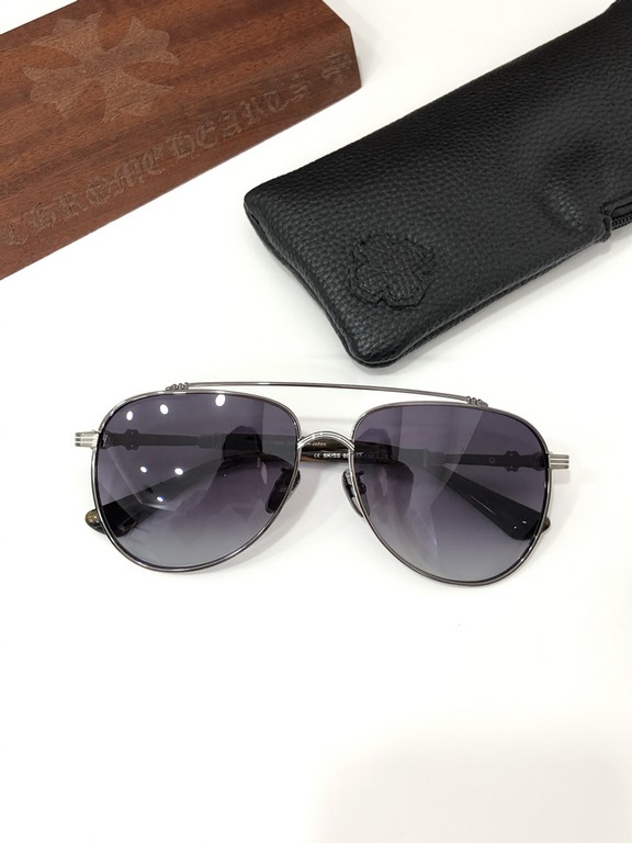 CHROME HEART toad sunglassesSuperb Goods Simple luxury big brand style texture first-classCBEATH I SIZE 60-17-150