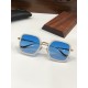 White BlueCHROME HEART Specific Women's SunglassesExtra-large frame design for better contouring of the face.BLUE JOBSIZE：52-23-146