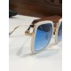 White BlueCHROME HEART Specific Women's SunglassesExtra-large frame design for better contouring of the face.BLUE JOBSIZE：52-23-146