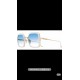 White BlueCHROME HEART Specific Women's SunglassesExtra-large frame design for better contouring of the face.BLUE JOBSIZE：52-23-146