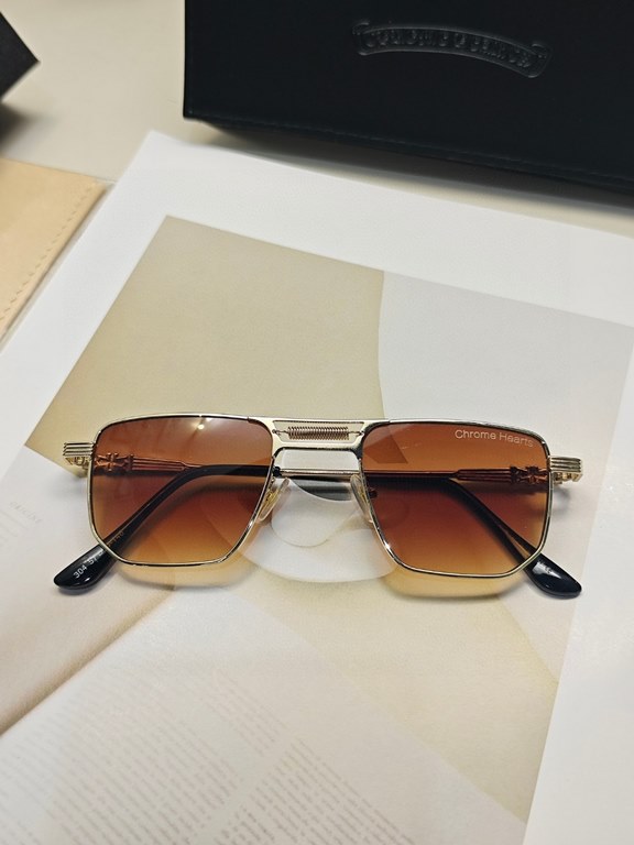 Chrome Hearts Crocus 2024 new ultra-small square retro small lens sunglasses mini small glasses men tide net red square frame sunglasses