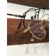 Vintage small round mirror Hundreds of super lightFine frame with golden edge titanium frame New CHROME HEARTCH8158 SIZE51-18-150