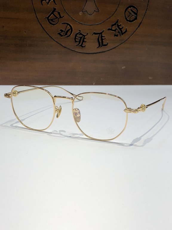 CHROME HEART Vintage Gold FrameCH8246 SIZE50-21-145