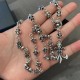 Counter new Chrome Hearts   Crocker heart retro anchor pendant Scout flower chain body necklace original craftsmanship crafted quality pure handmade ～ genuine open mold   trend fashion essential men and women can wear co