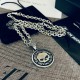 Chrome Hearts   Chrome Hearts Harley Skull Pendant Necklace Alphabet Necklace Pure handmade Imported production process Precision crafted ～authentic open mold   Trendy and fashionable must-have Men and women can wear Cou