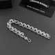 Chrome Hearts   Chrome Hearts Vintage Alphabet Double Loop Bracelet Original Replica Pure Handmade ～Authentic Open Mold   Trendy Fashion Must Have Couple's Model Same Rock Punk Thai Silver Style Retro Elements Trendy Hun