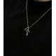 Heart of Croissant Black Diamond Size Cross NecklaceUnique style and design Classic elements are always sold outA must-have for all fashionistas. Consistent Zp material.